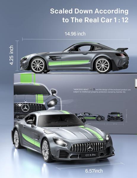 Imagem de Carro de controle remoto MIEBELY Mercedes Benz GT R Pro 1/12 Scale