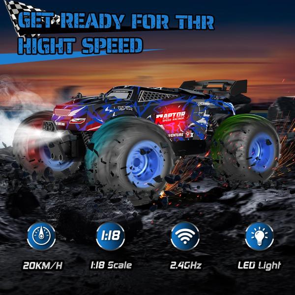 Imagem de Carro de controle remoto Rcjoyou Multi-Terrain 2,4 GHz 2WD 20KM/H