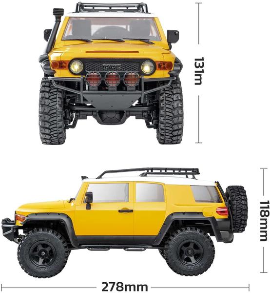 Imagem de Carro de controle remoto WOWRC FMS 1:18 TOYOTA FJ CRUISER RTR