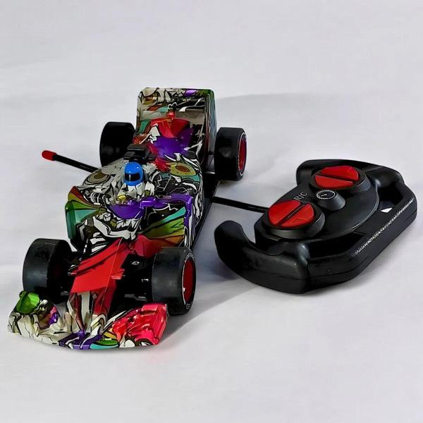 Imagem de Carro de Corrida com Controle Remoto Brinquedo Formula 1 Carrinho Rápido Senna - Top Kids