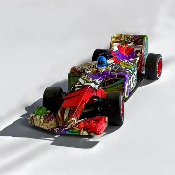 Imagem de Carro de Corrida com Controle Remoto Brinquedo Formula 1 Carrinho Rápido Senna - Top Kids