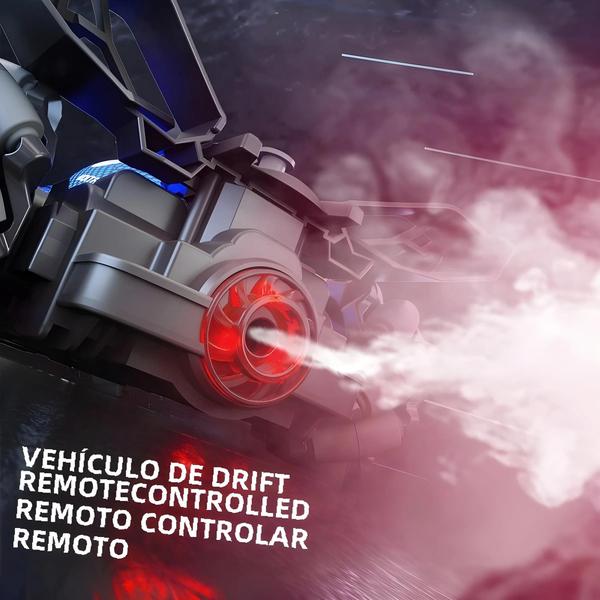 Imagem de Carro De Corrida RC Com Spray De Luz Legal JJRC Q186 Carro Dublê De Gesto De Mão Com Controle Duplo