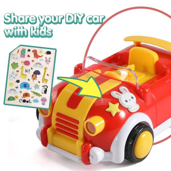 Imagem de Carro de desenho animado com controle remoto LOVE LIFE Girls Age 3+ com música