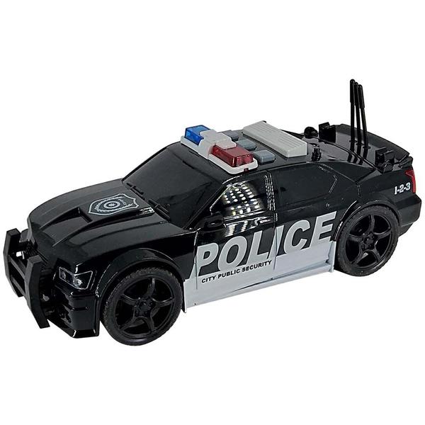 Imagem de Carro de Polícia com Fricção Luz e Som 1:20 Shiny Toys