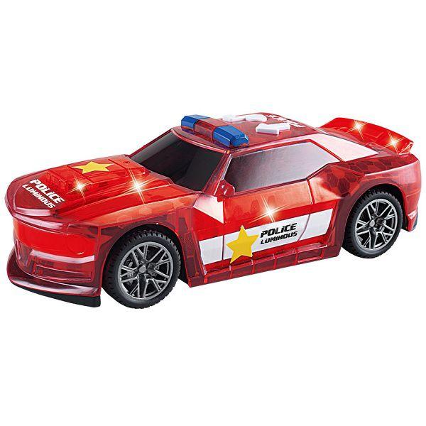 Imagem de Carro de Policia com Som e LUZ Vermelho DM TOYS DMT6178