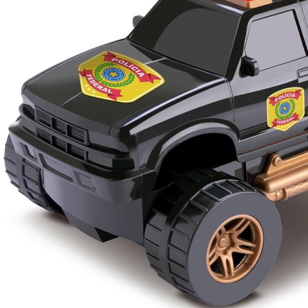 Imagem de Carro de Policia De Brinquedo Com Fricção - Silmar Brinquedos