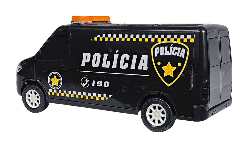 Imagem de Carro De Resgate Policia De Briquendo Van Furgão 22Cms