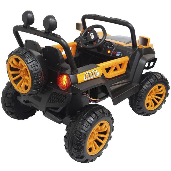 Imagem de Carro Elétrico 12V Infantil Utv Buggy Controle Som Bluetooth Usb Luzes Laranja Brinqway BW-085LR