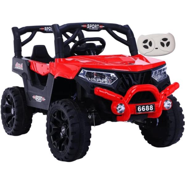 Imagem de Carro Eletrico Bang Toys Jeep UTV Sport MX 12V Vermelho Controle