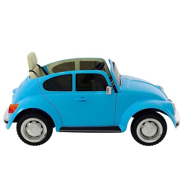 Imagem de Carro Elétrico Fusca Beetle 12V Azul com Controle Remoto 914002 BEL