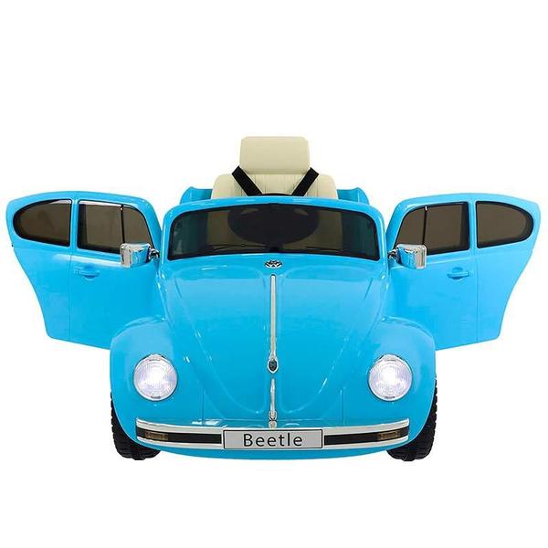 Imagem de Carro Elétrico Fusca Beetle 12V Azul com Controle Remoto 914002 BEL