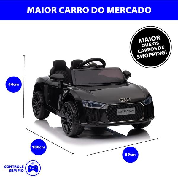 Imagem de Carro Elétrico Infantil Audi R8 12v com Controle Remoto Zippy Toys