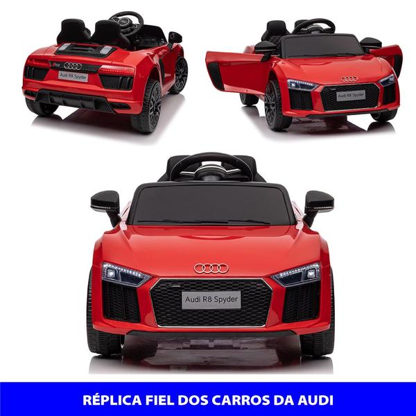 Imagem de Carro Elétrico Infantil Audi R8 12v com Controle Remoto Zippy Toys