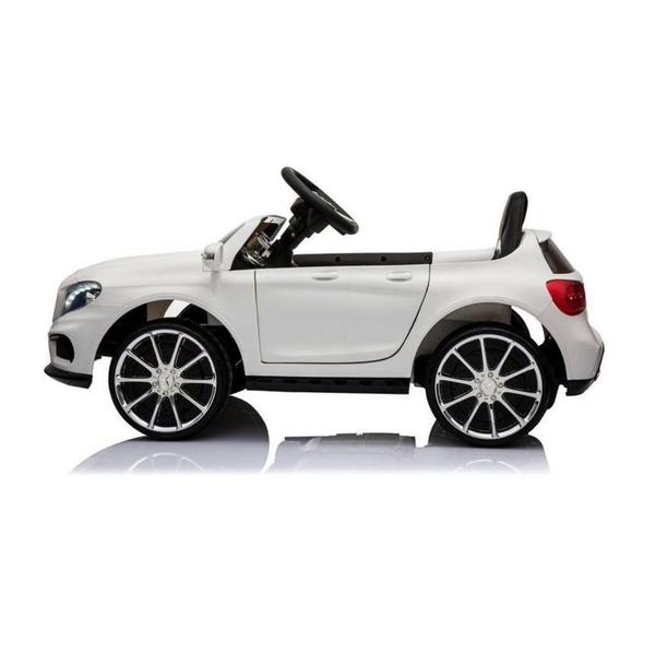 Imagem de Carro Elétrico Infantil Bang Toys Mercedes-benz 12v com 2 Motores e Controle Remoto Branco