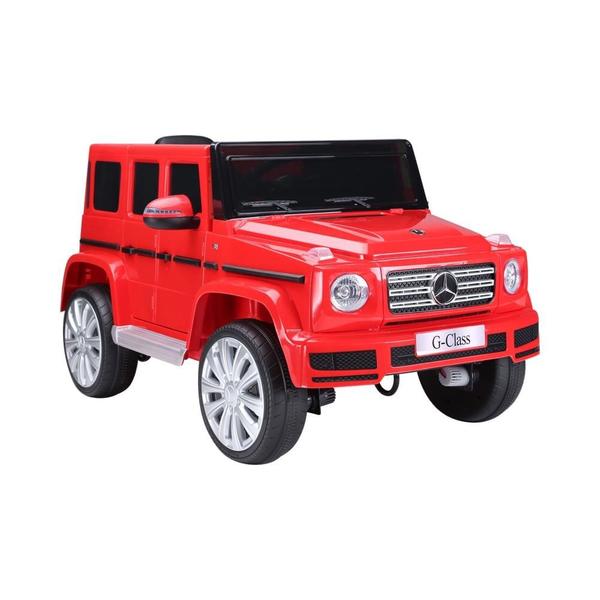 Imagem de Carro Elétrico Infantil Bel Brink Mercedes-benz G 500 12v com Controle Remoto Vermelho