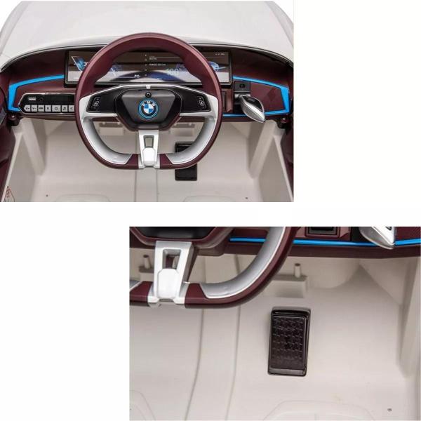 Imagem de Carro Elétrico Infantil Bmw I4 Branca 12V Controle Remoto