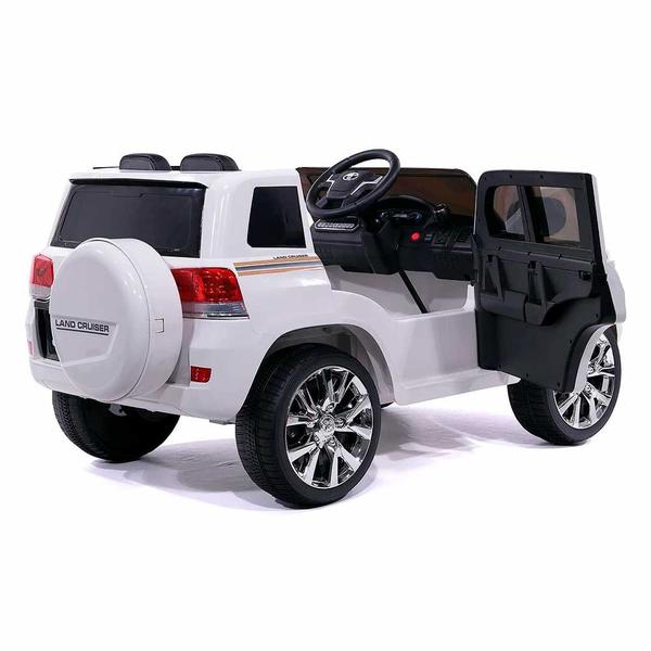 Imagem de Carro Elétrico Infantil - Toyota Land Cruiser - 12v - Branco - Zippy Toys