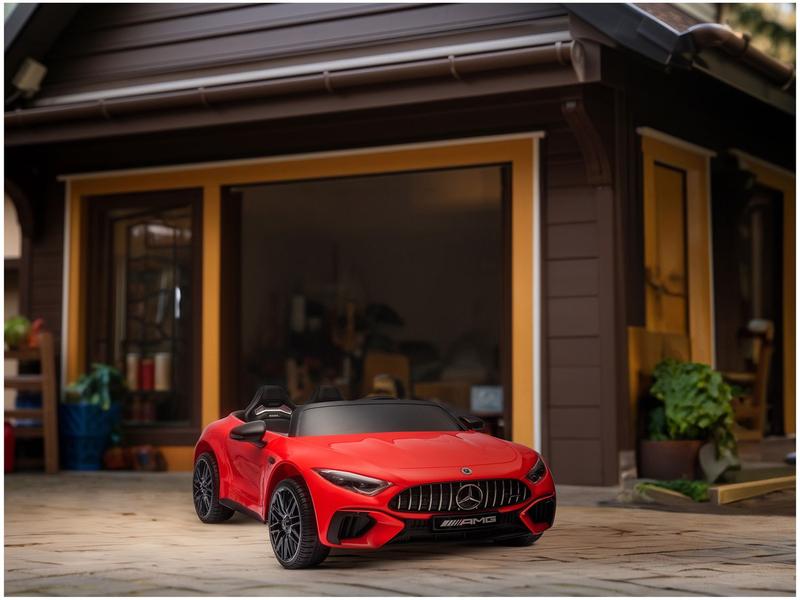 Imagem de Carro Elétrico Infantil Vermelho Mercedes 