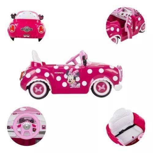 Imagem de Carro Elétrico Minnie Mouse Infantil De Passeio Zippy Toys