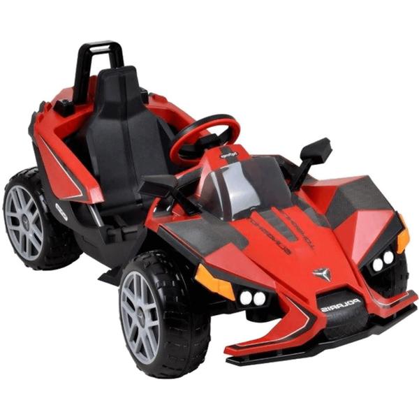 Carro Eletrico Peg Perego Polaris Slingshot Red Vermelho 12V - Peg-Pérego Imagem de Carro Eletrico Peg Perego Polaris Slingshot Red Vermelho 12V