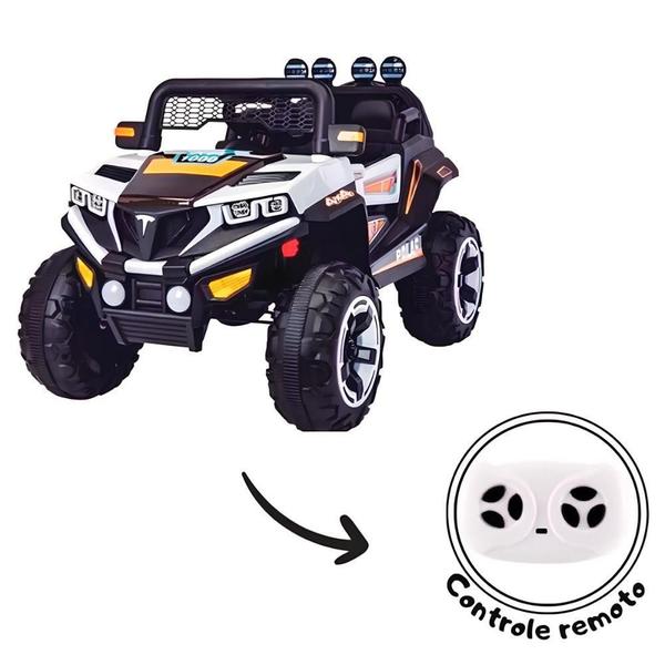 Imagem de Carro Elétrico Quadriciclo Infantil 4X2 12V Branc Zippy Toys