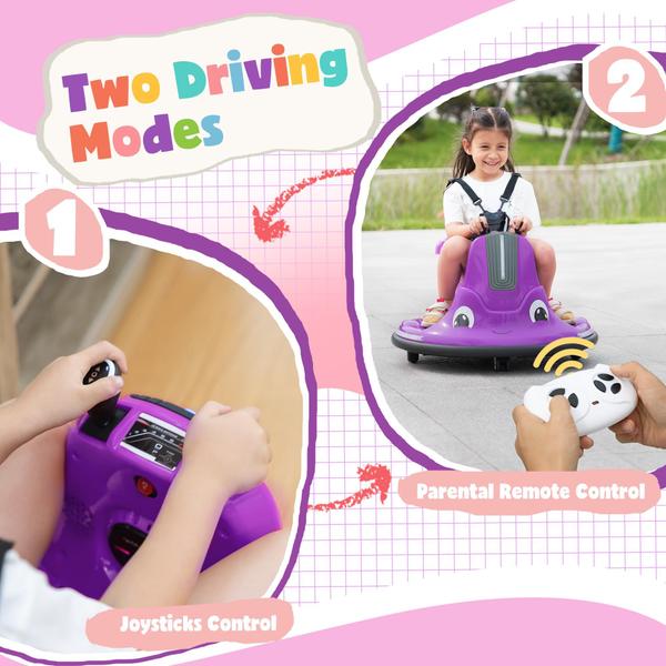 Imagem de Carro elétrico Ride On Bumper Car TOBBI Toddlers Snail Shape 12V