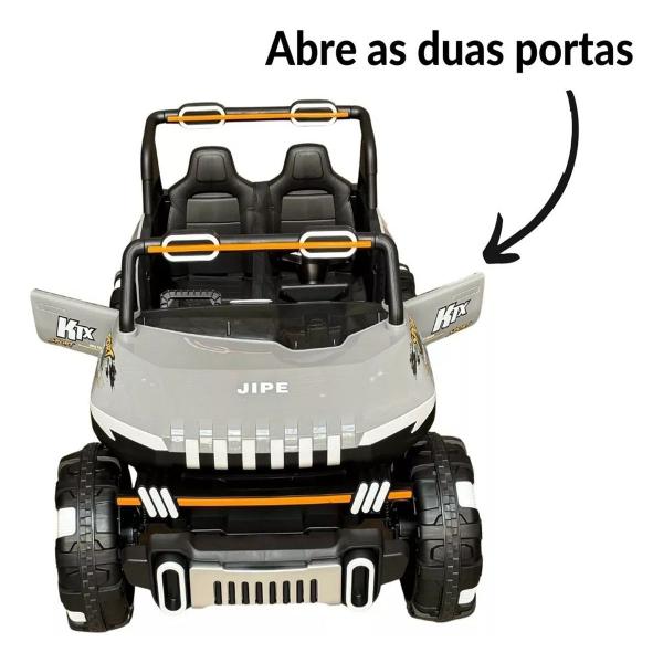 Imagem de Carro Elétrico Utv 12V Infantil Buggy Quadriciclo Controle Bluetooth Usb Brinqway Bw-277 Som Luzes