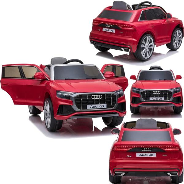 Imagem de Carro Eletrico Zippy Toys Audi Q8 12V Controle Remoto Vermelho