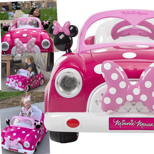 Imagem de Carro Eletrico Zippy Toys Minnie Mouse 6V com Controle Rosa