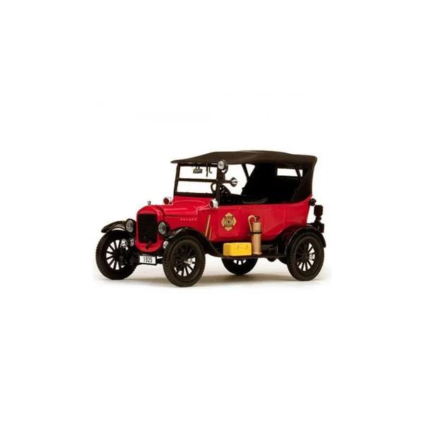 Imagem de Carro Em Miniatura Ford T Touring Chefe De Bombeiros Vermelho 1902 1925