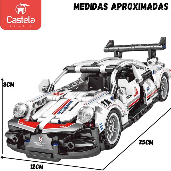 Imagem de Carro Esportivo Blocos De Montar 492 Peças CBS0093 - Castela