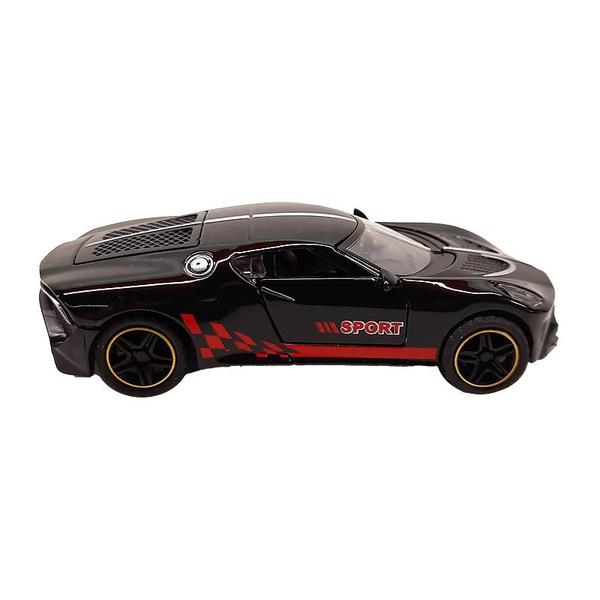 Imagem de Carro Esportivo Miniatura Bugatti Escala 1:43 Preto 6843-06S - Dorémi