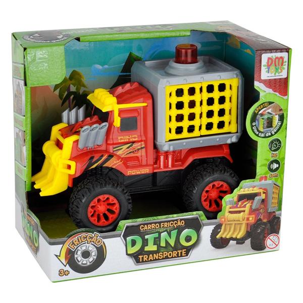 Imagem de Carro Fricção Dino Transporte DM Toys - SORTIDO - DMT6622