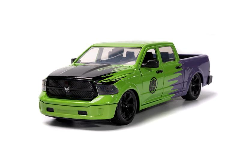 Imagem de Carro fundido sob pressão Toy Jada Toys Marvel 1:24 Dodge Ram 1500 com Hulk