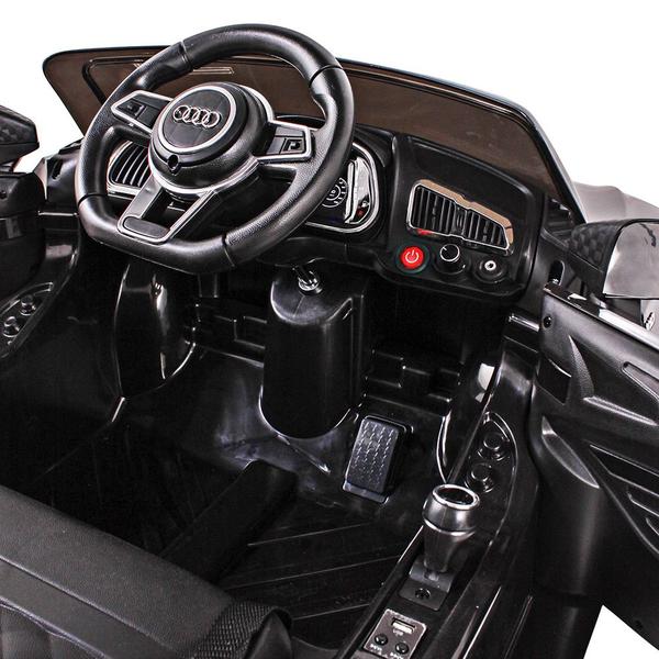 Carro Infantil Eletrico Audi R8s 12v com Controle Remoto Preto - BEL FIX Imagem de Carro Infantil Eletrico Audi R8s 12v com Controle Remoto Preto