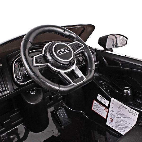 Carro Infantil Eletrico Audi R8s 12v com Controle Remoto Preto - BEL FIX Imagem de Carro Infantil Eletrico Audi R8s 12v com Controle Remoto Preto
