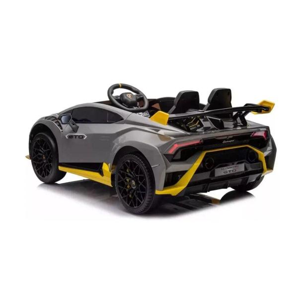 Carro Infantil Elétrico Lambroghini Huracan Cinza 24V - Zippy Toys Imagem de Carro Infantil Elétrico Lambroghini Huracan Cinza 24V