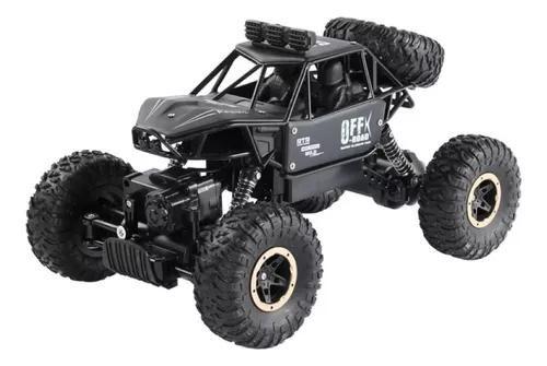 Imagem de  Carro Jipe Carrinho de Controle Remoto Rally Off-Road Tração 4x4 Recarregável Rock Crawler  27cm