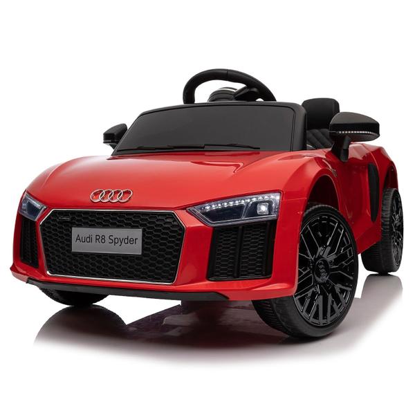 Imagem de Carro Mini Audi R8 Vermelho 12V Elétrico Infantil Esportivo Com Luzes E Sons - Zippy Toys