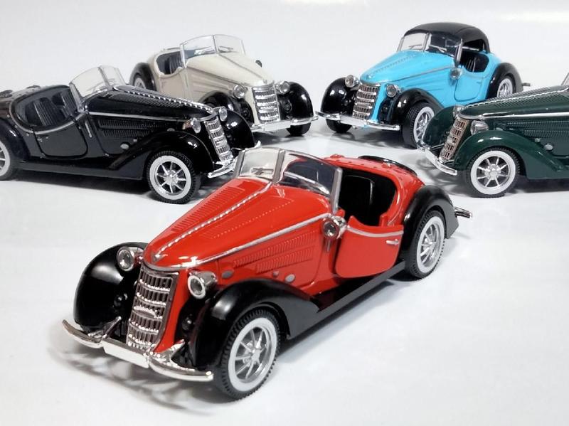 Carro Miniatura Audi Wanderer W25k Roadster 1936/1938 - Carrinhos