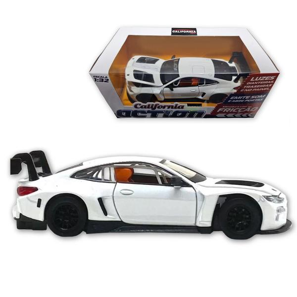 Imagem de Carro Miniatura Metal BMW M4 GT3 1:32 Action c/ Som e Luz