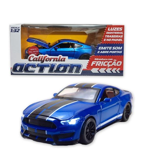 Imagem de Carro Miniatura Metal Ford Shelby GT350 1:32 Action Som Luz