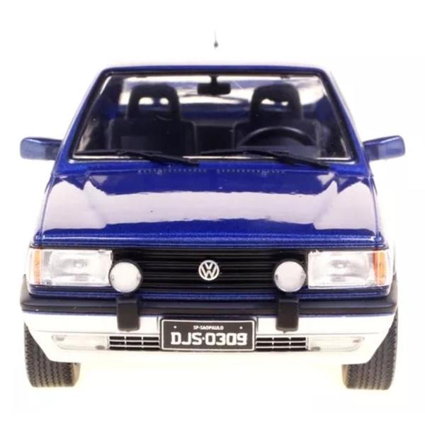 Imagem de Carro Miniatura Volkswagen GOL GTI 1989 Escala 1/24 Azul