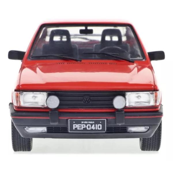 Imagem de Carro Miniatura Volkswagen GOL GTS 1990 Escala 1/24 Vermelho