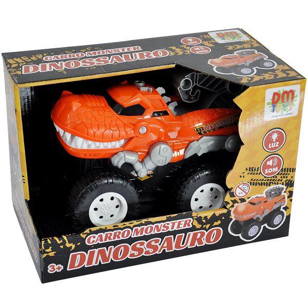 Imagem de Carro Monster Dinossauro com LUZ DM TOYS