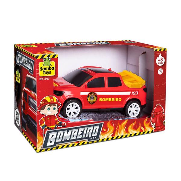 Imagem de Carro Pick Up Bombeiro Samba Toys