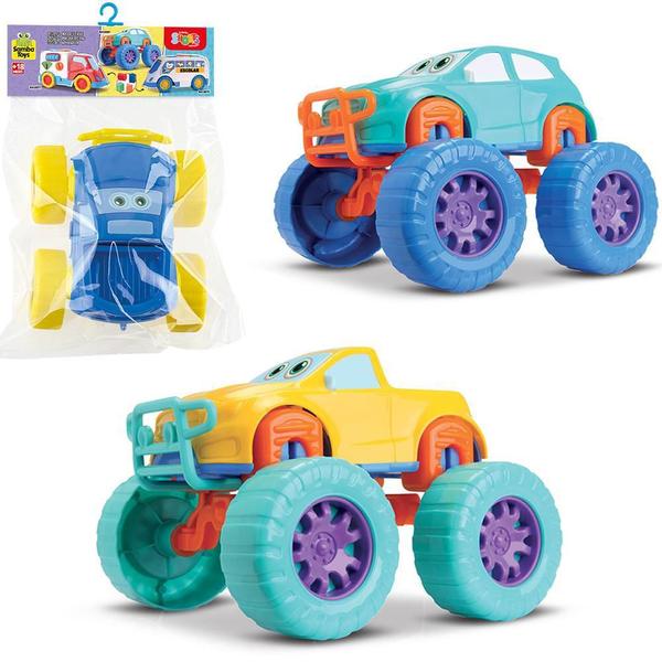 Imagem de Carro Pick-Up Tchuco Baby Roda Livre 17X15X13Cm Na Solapa