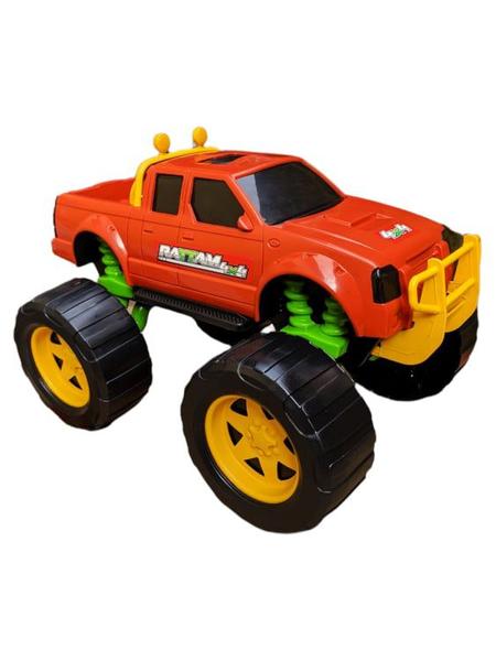 Imagem de Carro Rattam 4x4 caminhonete vermelha pickup infantil Usual Brinquedos 