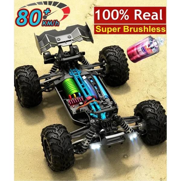 Imagem de Carro RC 4x4 4WD Brushless de Alta Velocidade (80km/h) - Off-Road