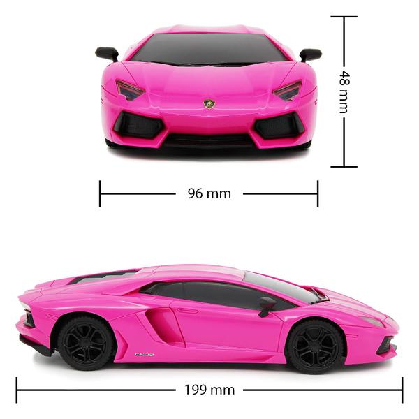 Imagem de Carro RC CMJ RC Cars Lamborghini LP700-4 escala 1:24 rosa